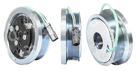 spojka pro kompresor Sanden 7H15, poly V8, prům. 133 mm, 24 V